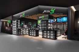 ออกแบบ ผลิต และติดตั้งร้าน : ร้าน Jedi Computer Shop (ห้างฟอร์จูน รัชดา กทม.)